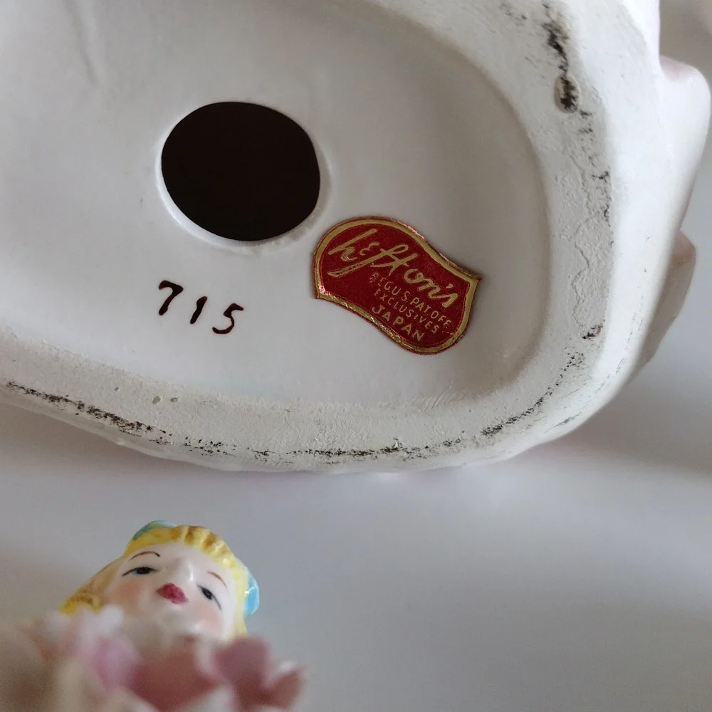 Lefton Exclusive Japan 50s Bride Groom Flower Girl Ring Bearer Set